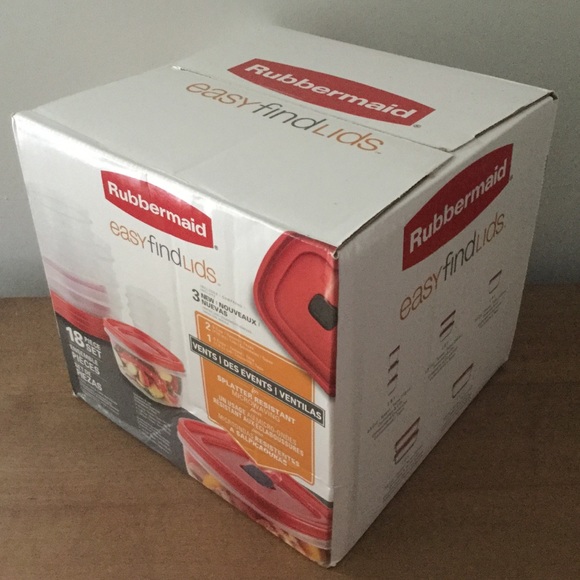 Rubbermaid easy find lids 18 pc storage set *NEW - Picture 2 of 4